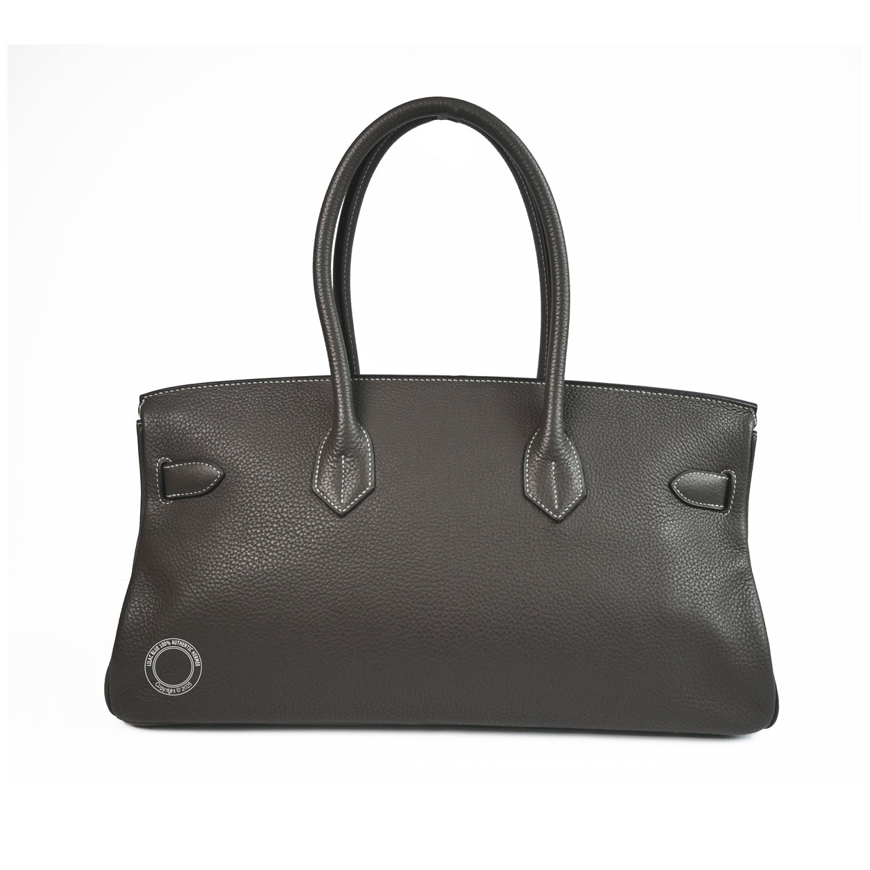 Hermes Birkin 42cm Etain HSS JPG Shoulder Clemence PHW - Preloved