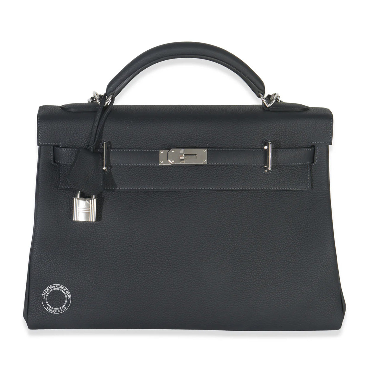 Hermès Kelly 42cm Plomb Maxi Togo PHW