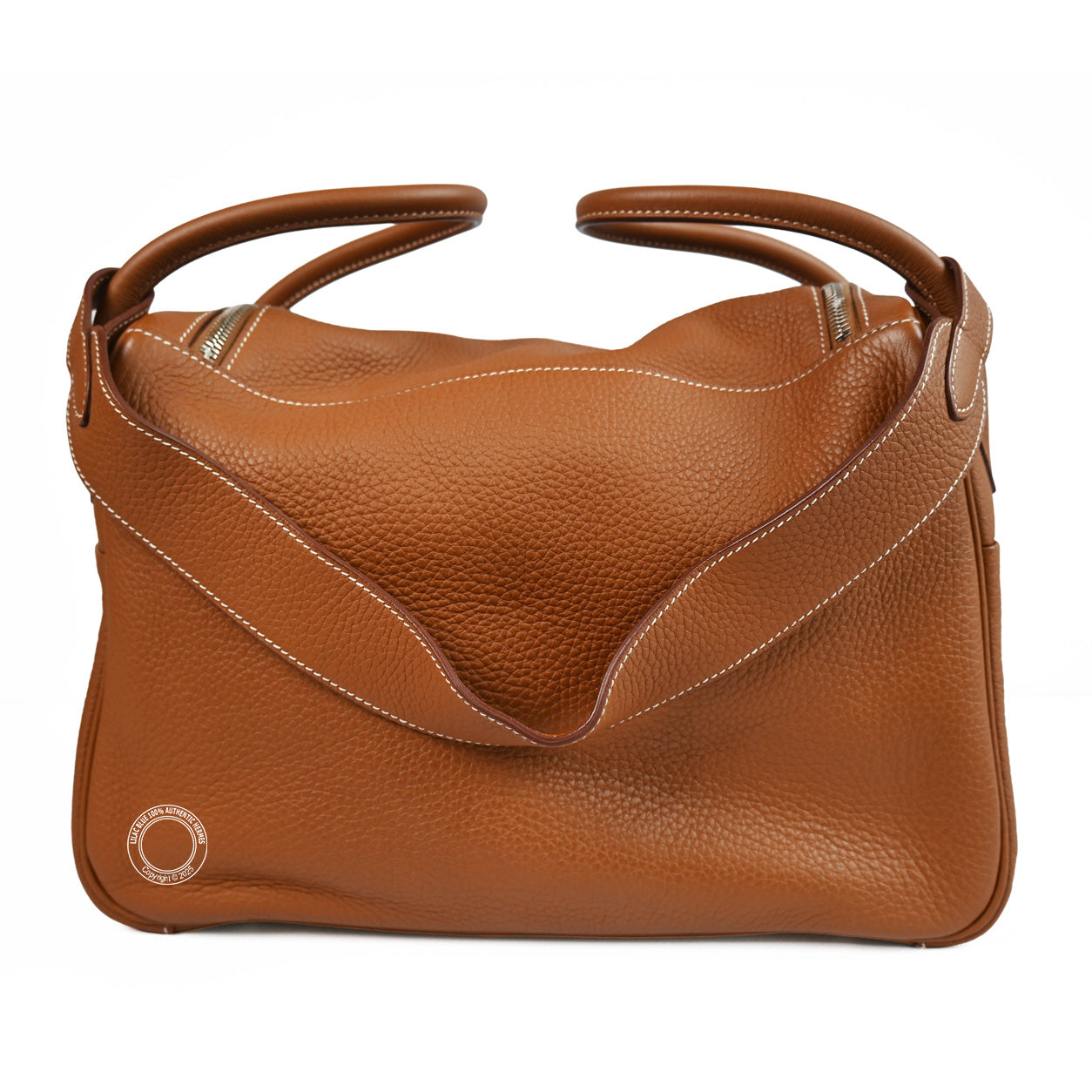 Hermes Lindy 34cm Gold Clemence PHW - Preloved