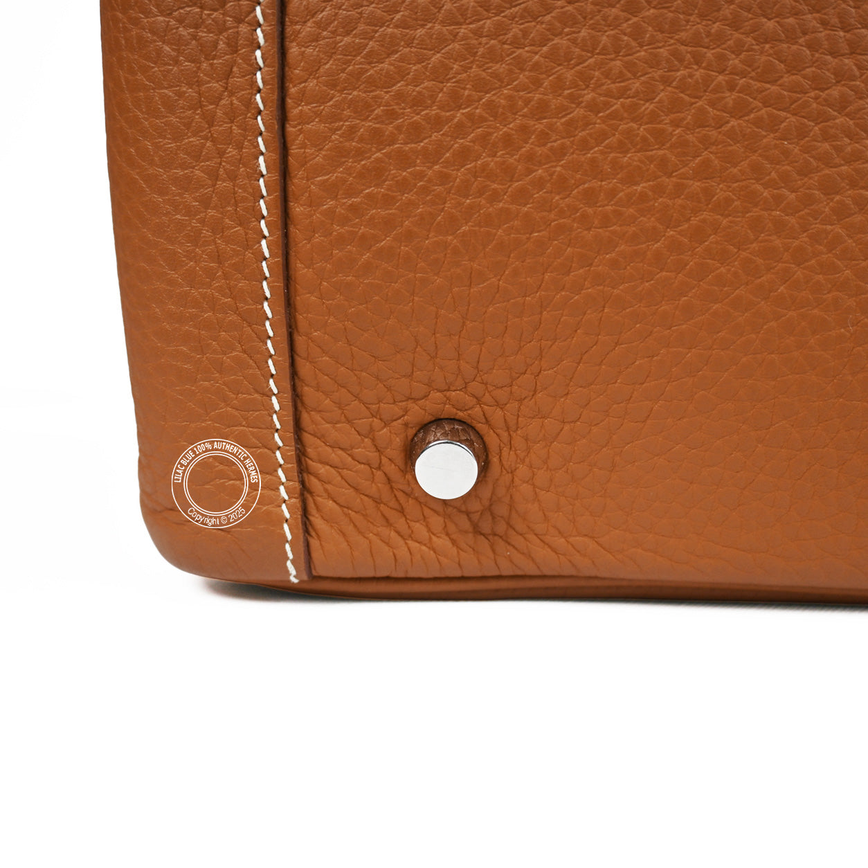 Hermès Lindy 34cm Gold Clemence PHW - Preloved
