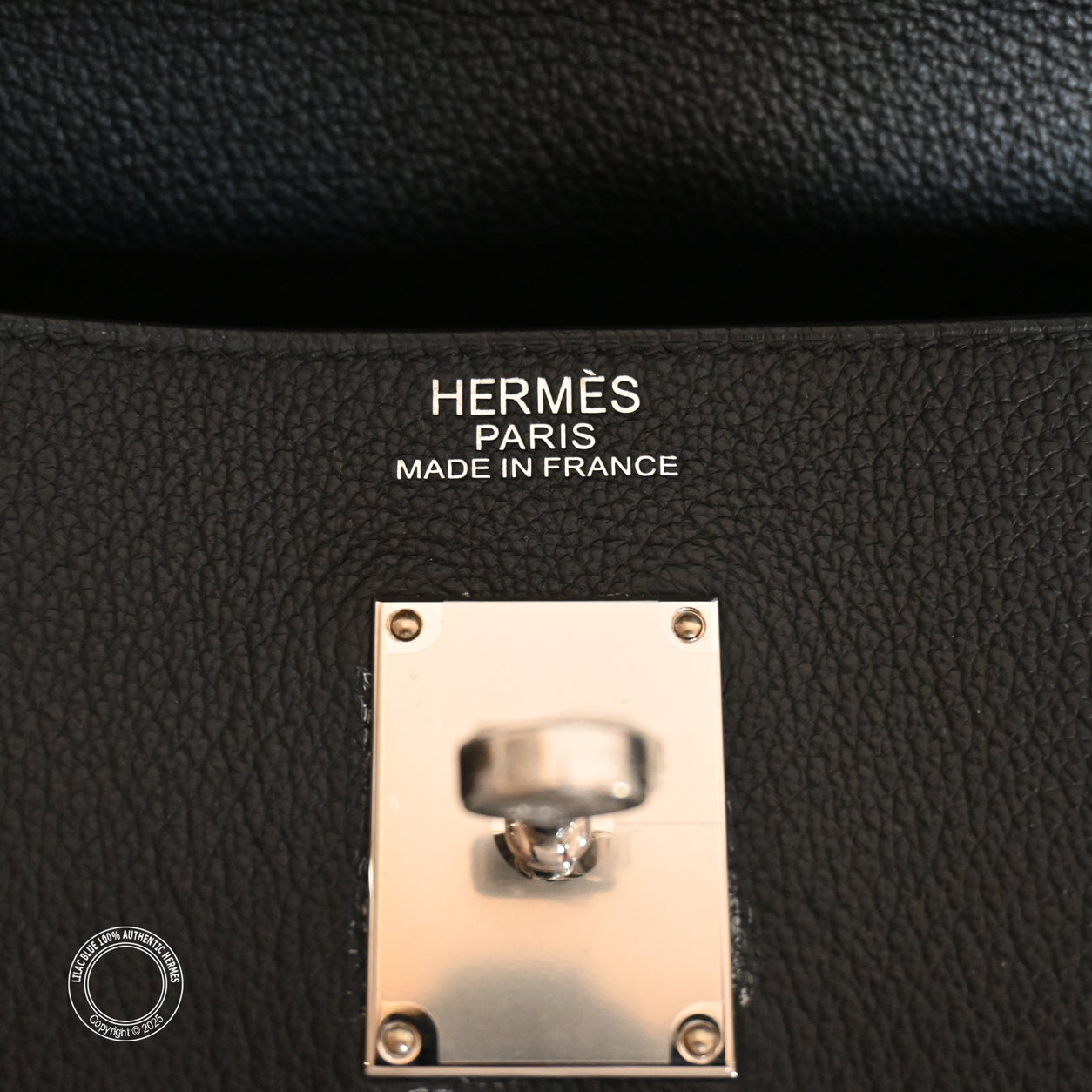 Hermes Kelly 50cm Black Relax Voyage Novillo PHW