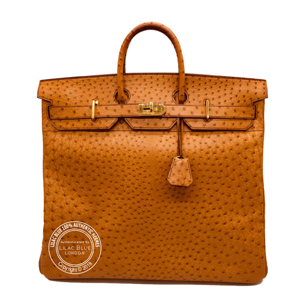 Hermès Birkin 50cm Saffron HAC Ostrich GHW - Vintage