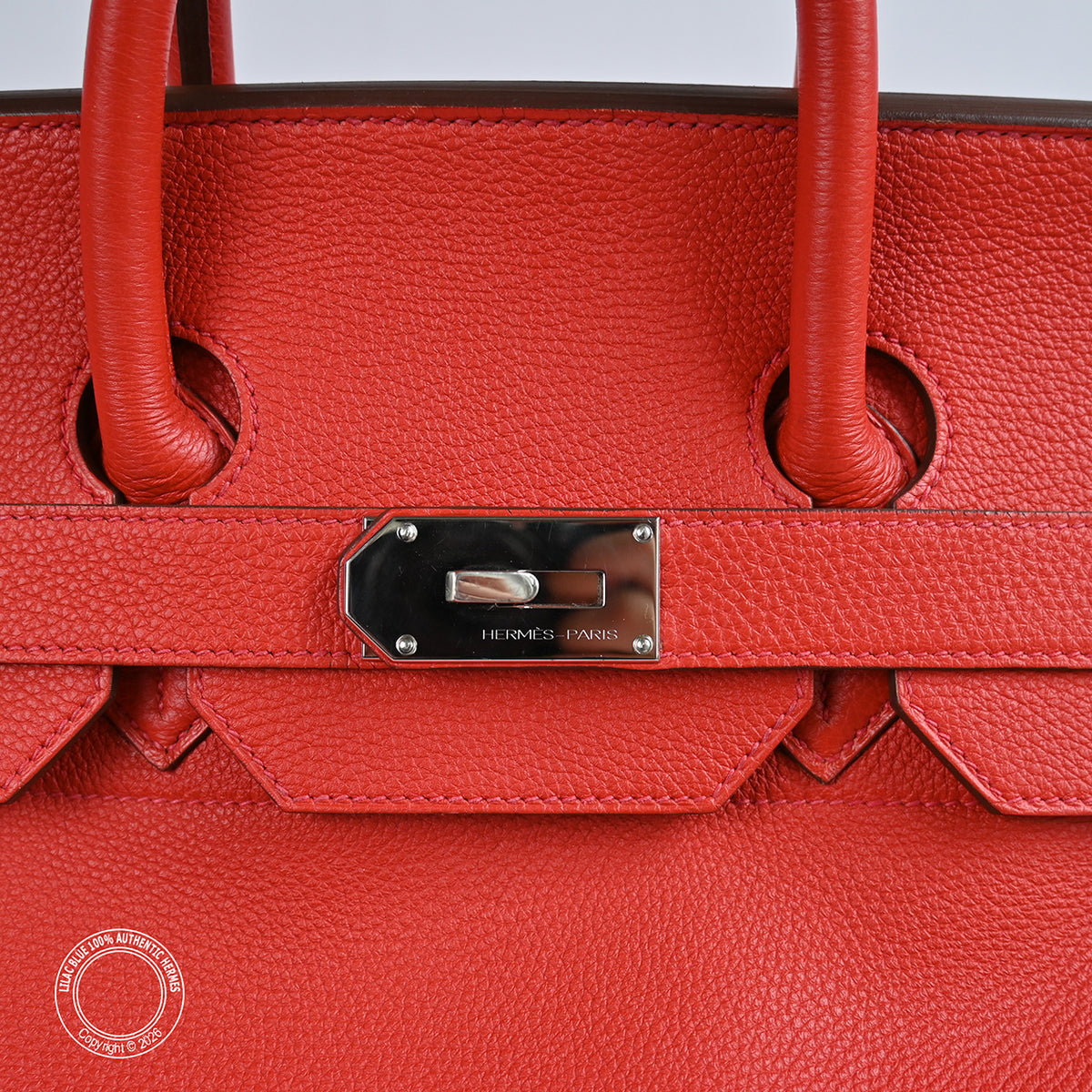Hermès Birkin 50cm Rouge Casaque HAC Togo PHW - Preloved
