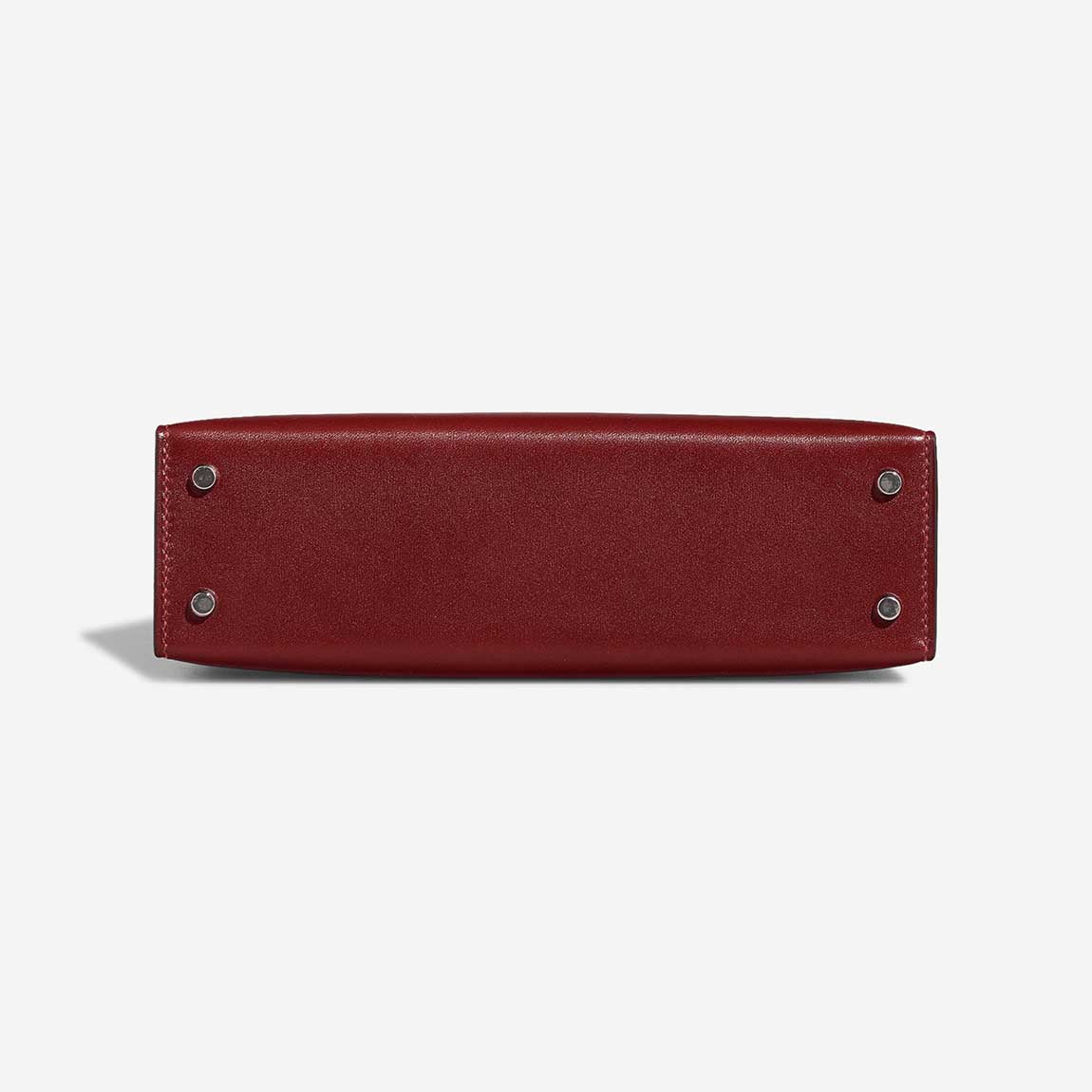 Hermès Kelly 20cm Rouge H Box PHW