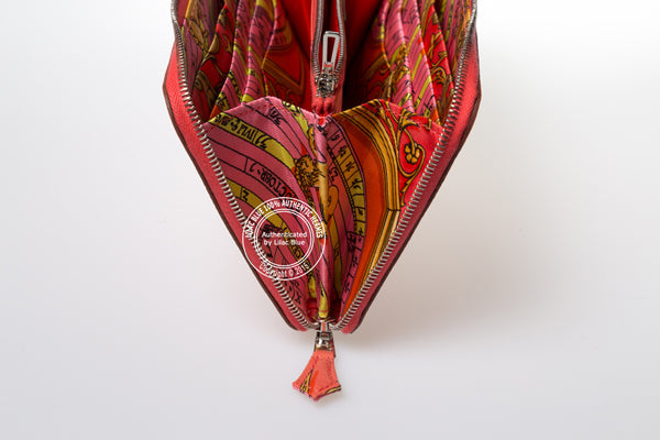 Hermès Azap Wallet in Rose Jaipur. Epsom
