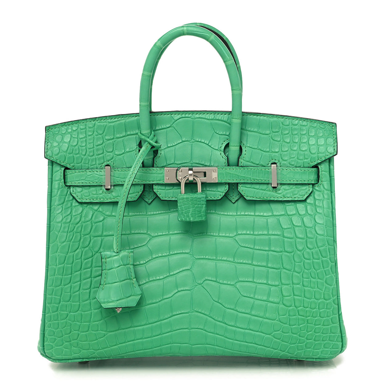 Hermès Birkin 25cm Vert Comics Matte Alligator PHW