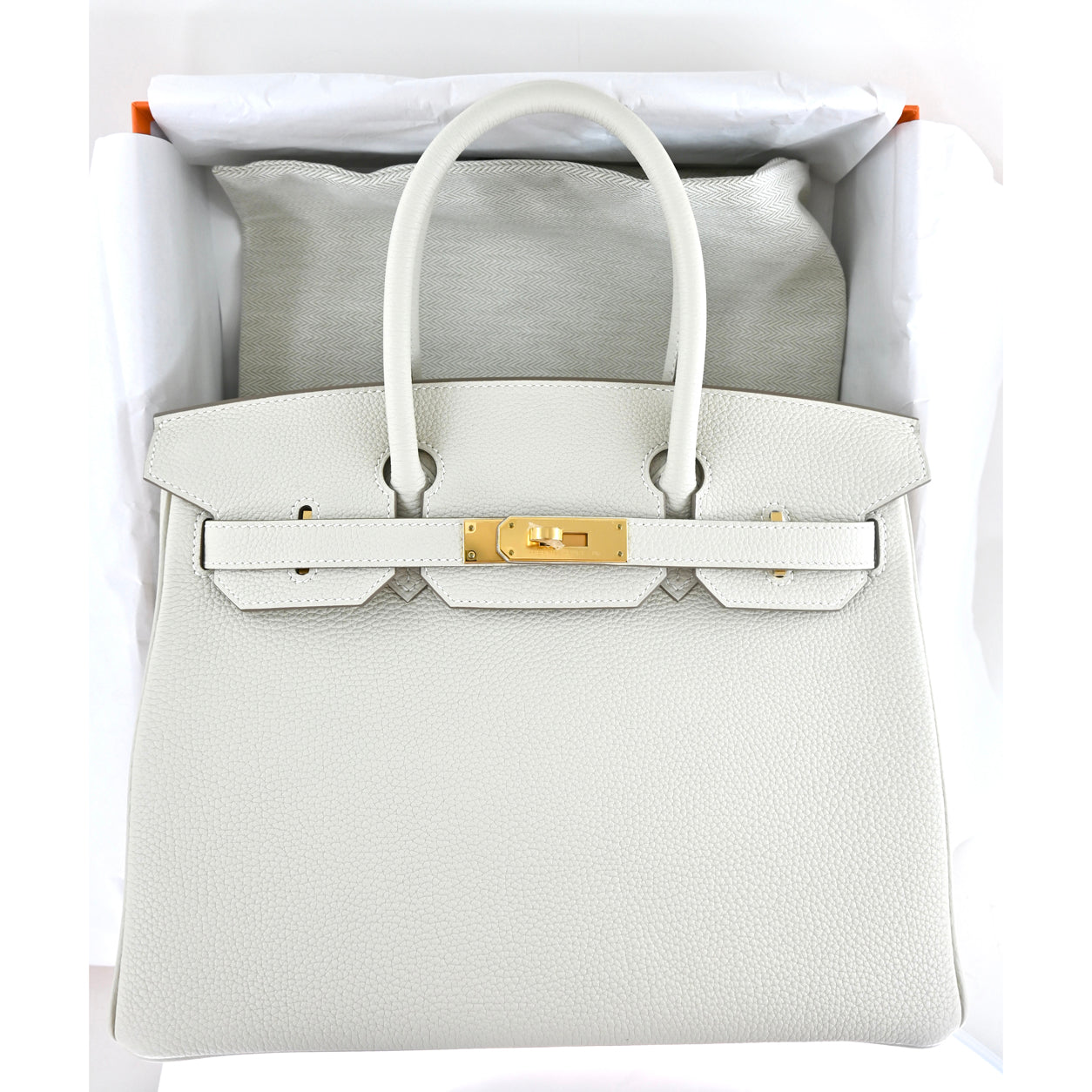 Hermès Birkin 30cm Craie Togo GHW