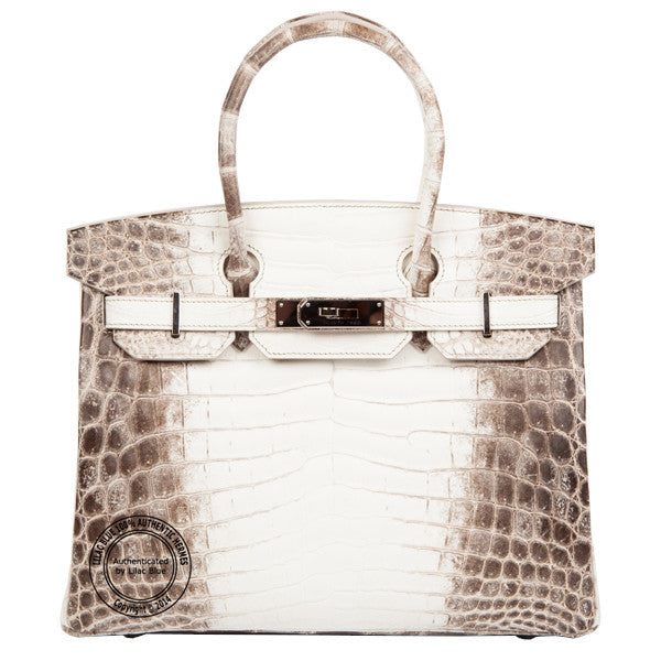 Hermes Birkin 30cm Himalaya Matte Croc PHW