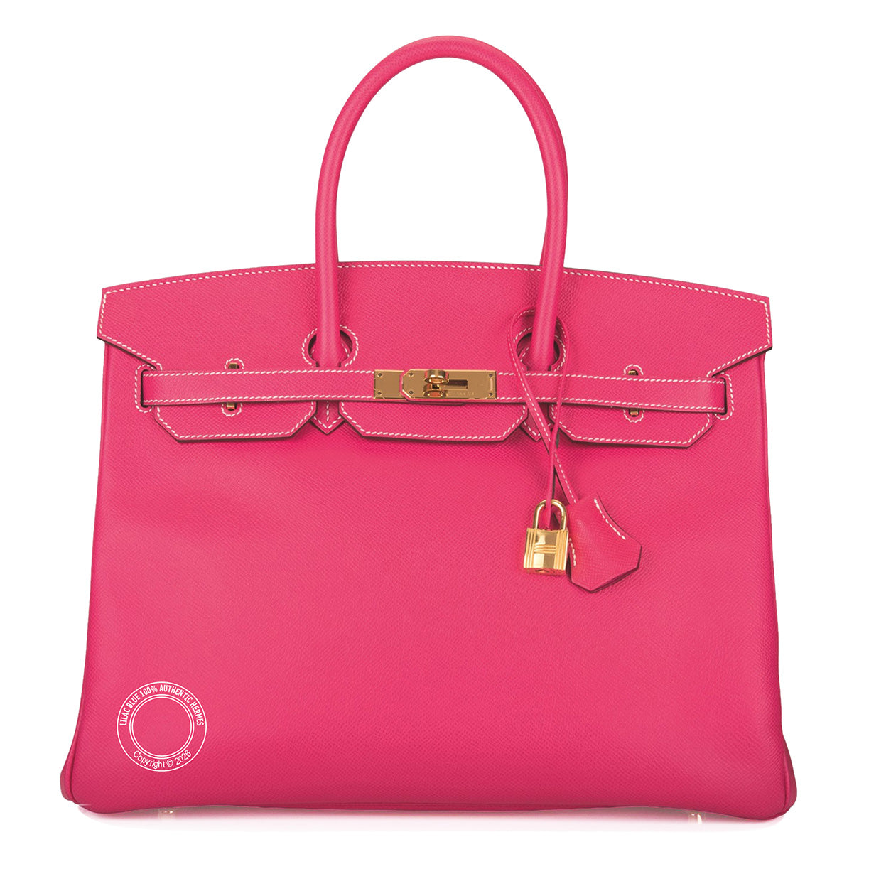 Hermès Birkin 35cm Rose Tyrien Epsom GHW - Preloved
