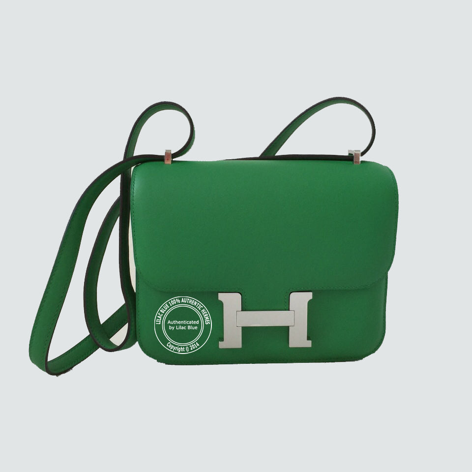 Hermès Constance 18cm Bamboo Swift PHW