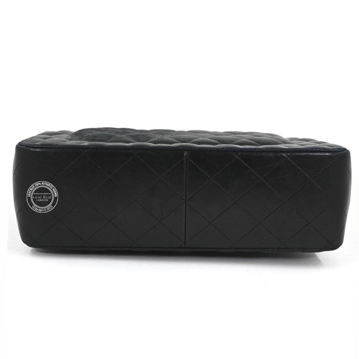 Chanel Jumbo Flap Black Lambskin GHW -Preloved