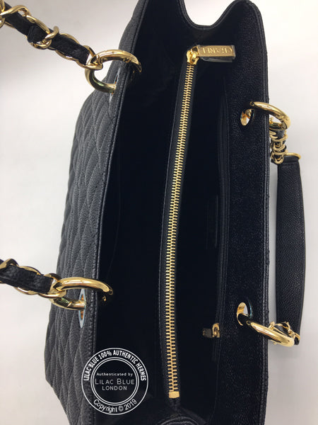 Chanel Grand Shopping Tote Black Caviar Leather GHW - Never Worn