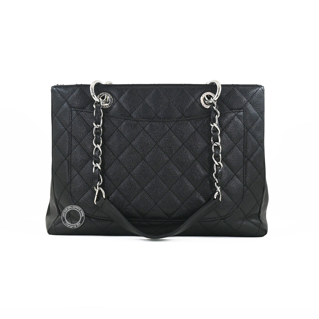 Chanel Grand Shopping Tote Black Caviar Leather PHW - Preloved