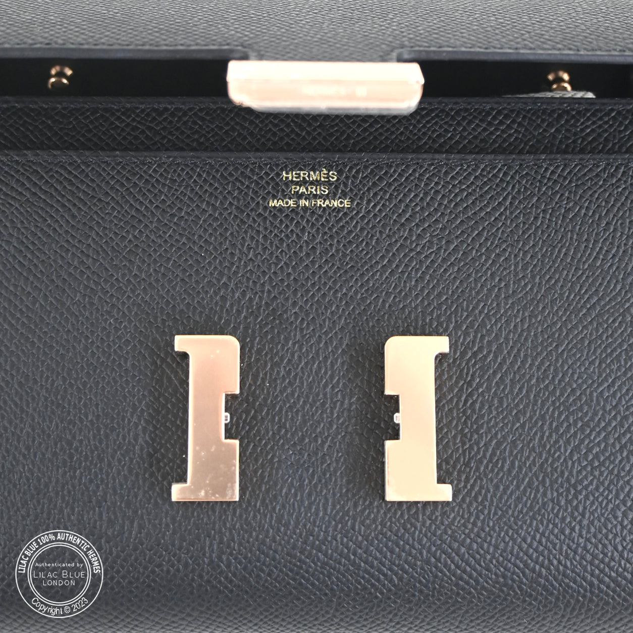 Hermes Constance Wallet To Go Black Epsom RGHW