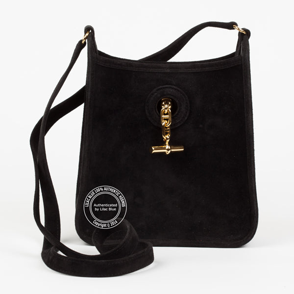 Hermès Vespa Black Veau Doblis GHW