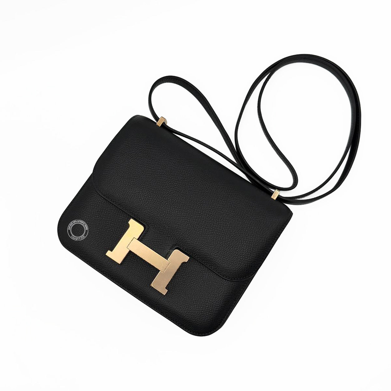 Hermès Constance 18cm Black Epsom RGHW