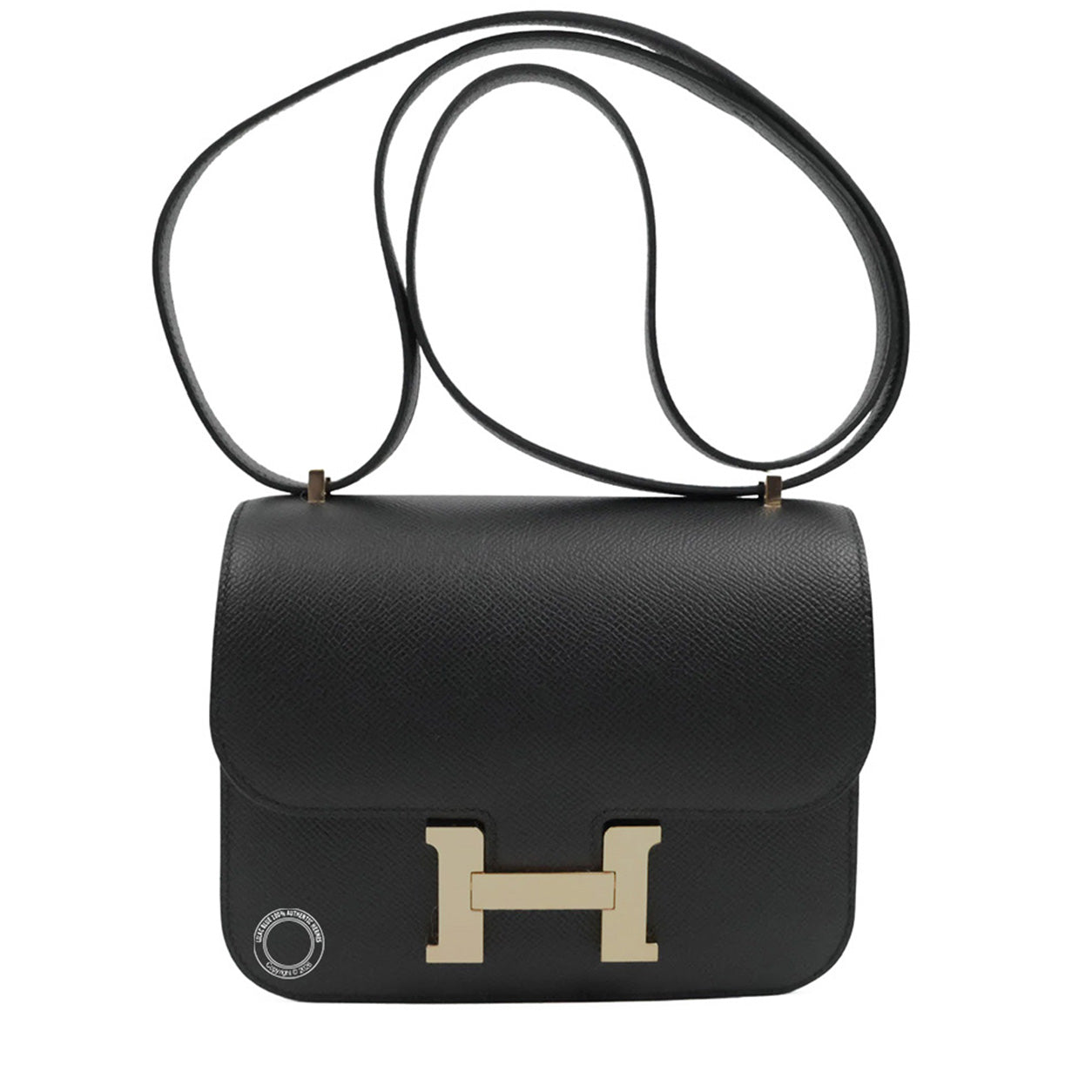 Hermès Constance 18cm Black Epsom RGHW