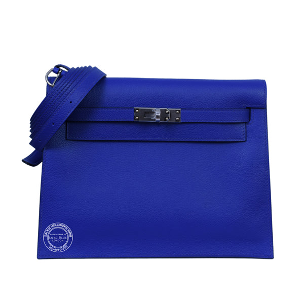 Hermès Kelly Danse Bleu Royal Evercolor PHW
