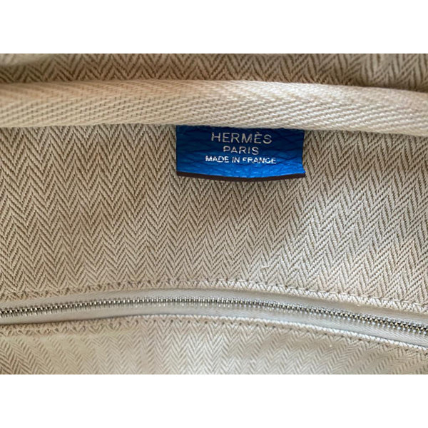 Hermès Victoria II Bleu de Galice Clemence PHW - Preloved