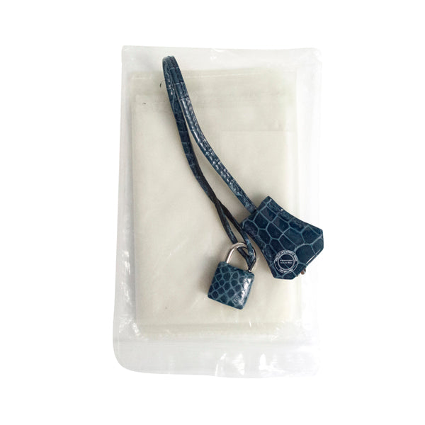 Hermès Birkin 35cm Brighton Blue Shiny Croc PHW