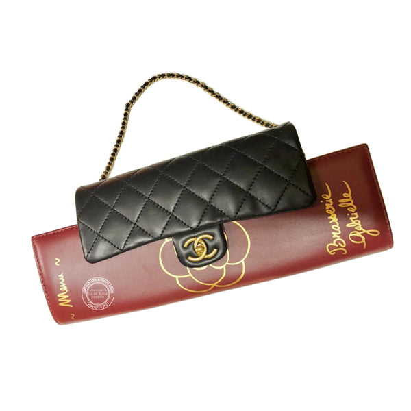 Chanel Brasserie Gabrielle Menu Clutch Bordeaux