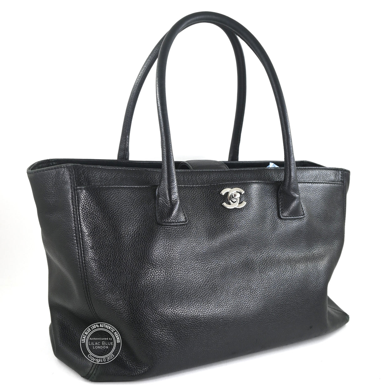Chanel Cerf Executive Tote Black Caviar PHW - Preloved