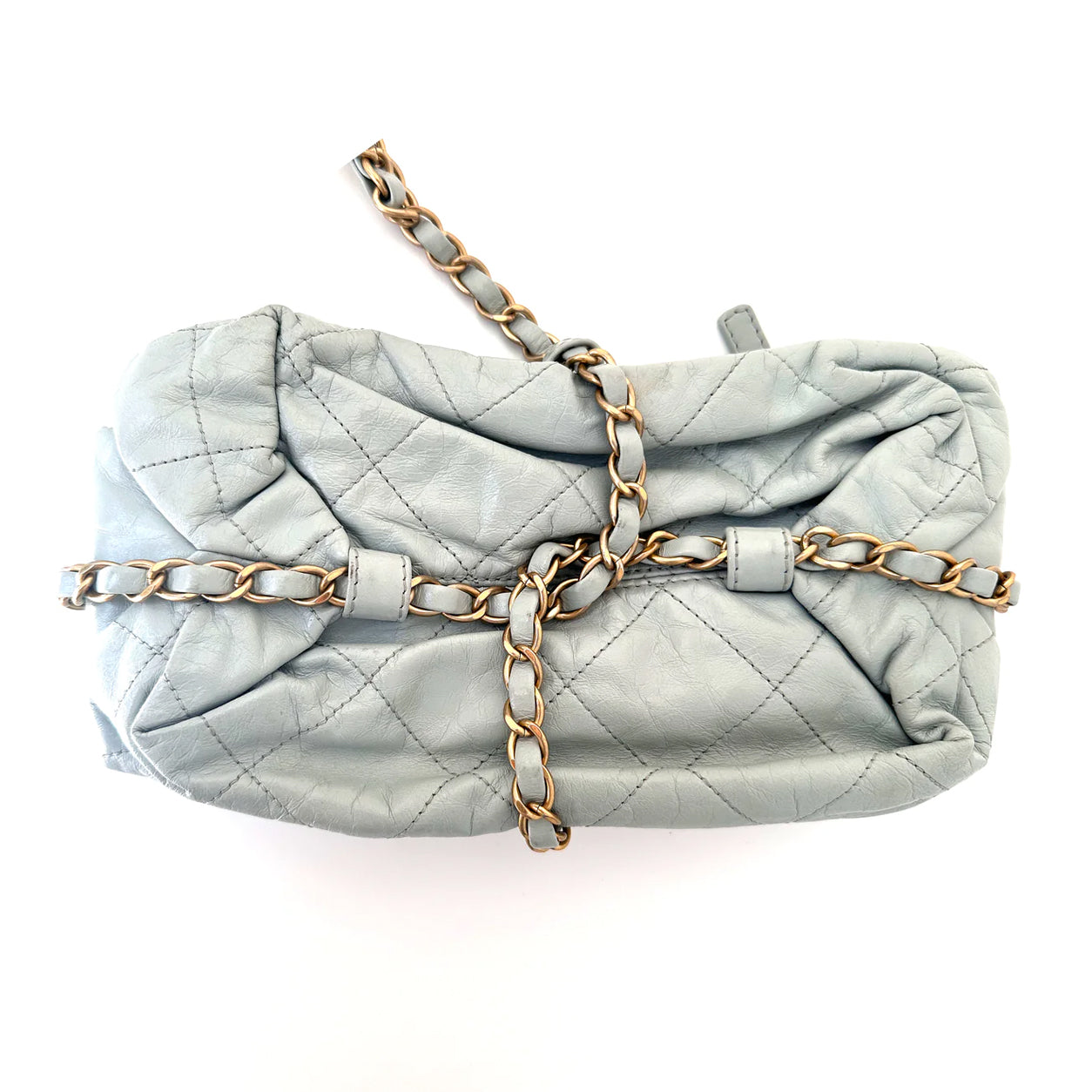 Chanel Paris Bombay Parcel Bag Mint Green Calfskin GHW - Preloved