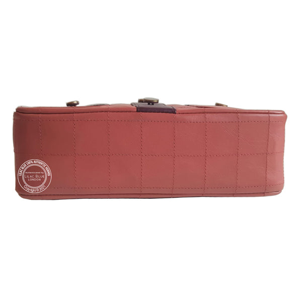 Chanel Small Girl Shoulder Bag Pink Quilted Calfskin