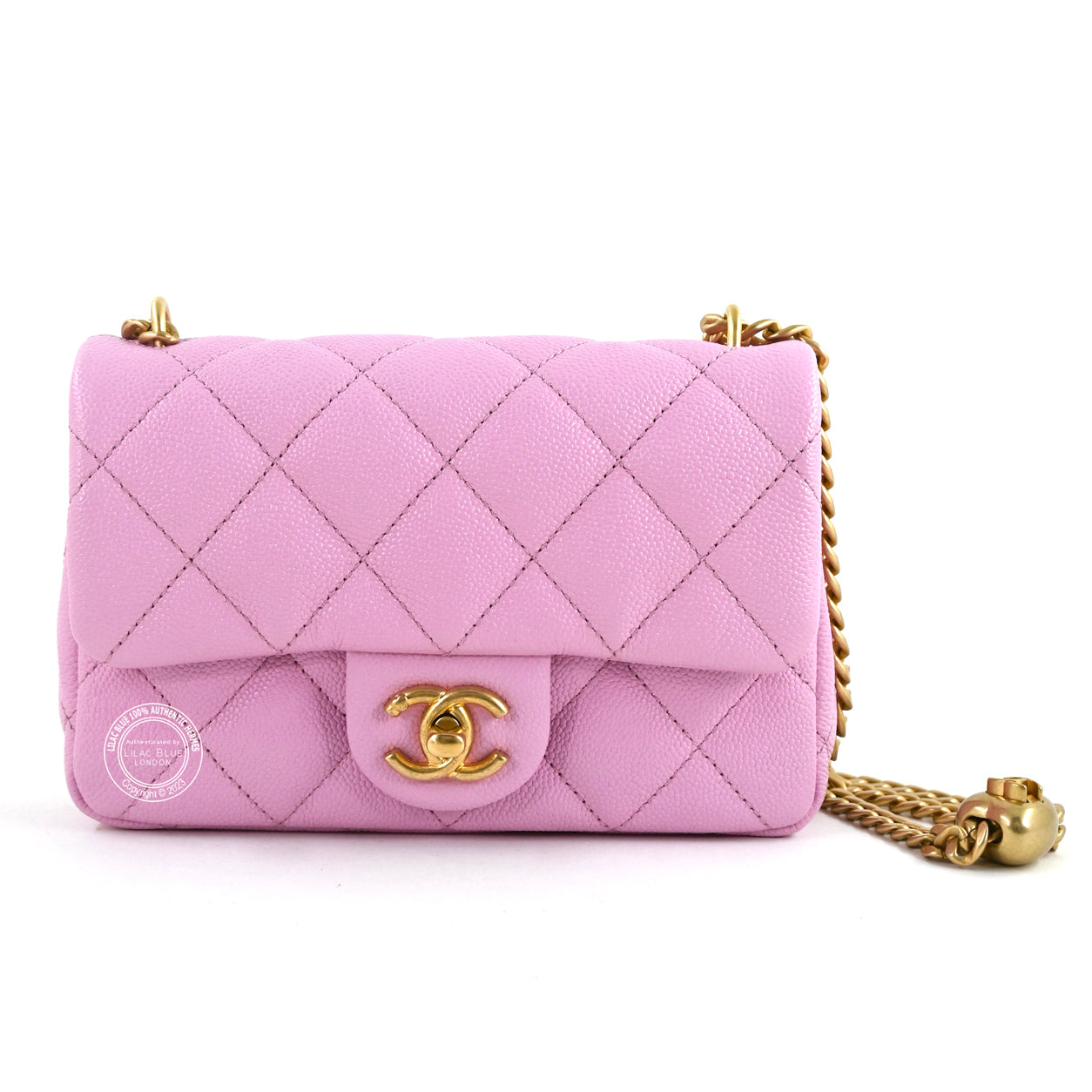 Chanel Sweetheart Mini Flap Pink Caviar BGHW