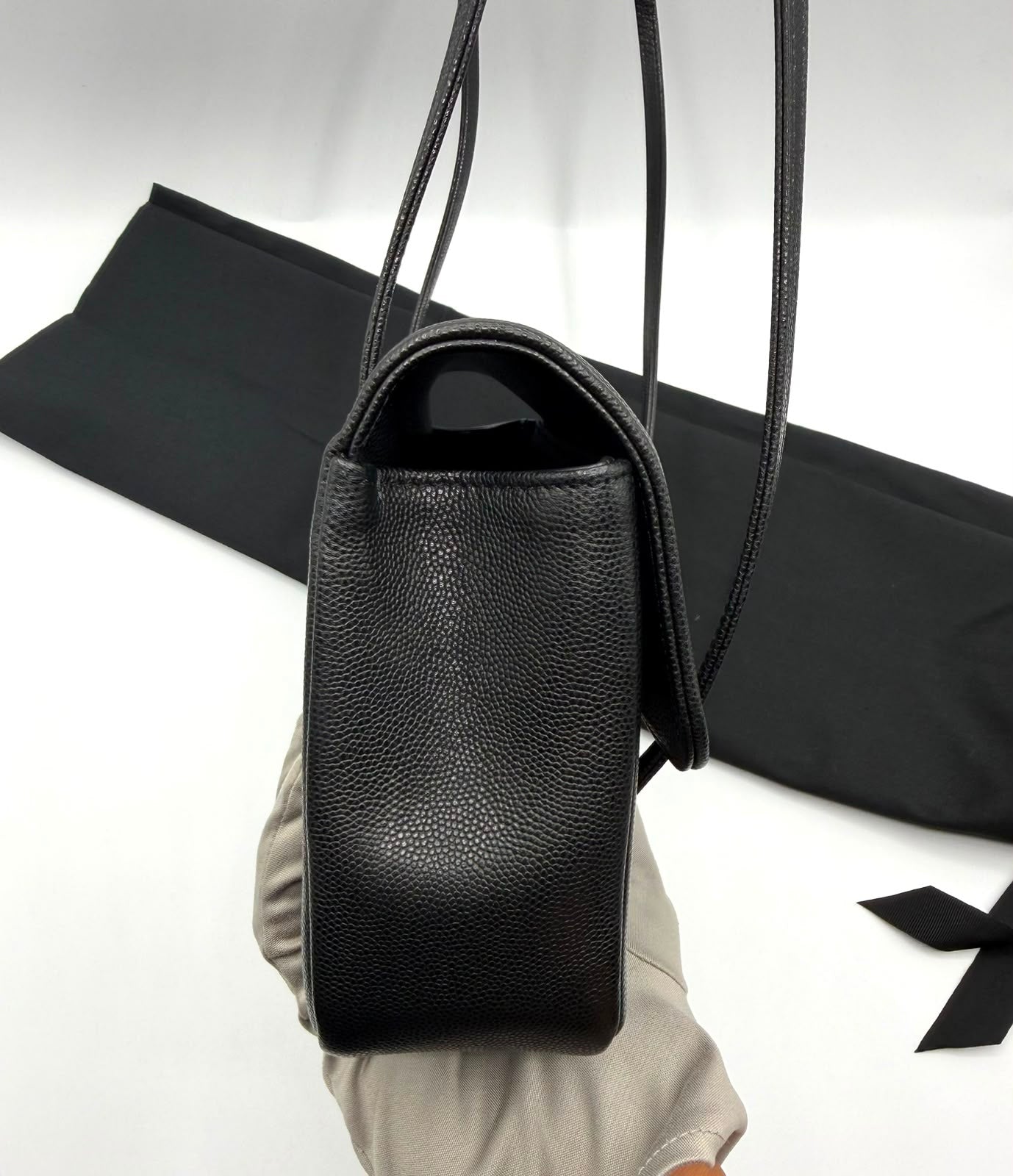 Chanel Preppy Flap Bag Small Black Caviar GHW