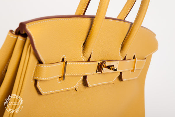 Hermès Birkin 35cm Curry Yellow Togo GHW