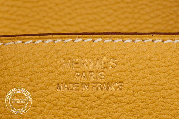 Hermès Birkin 35cm Curry Yellow Togo GHW