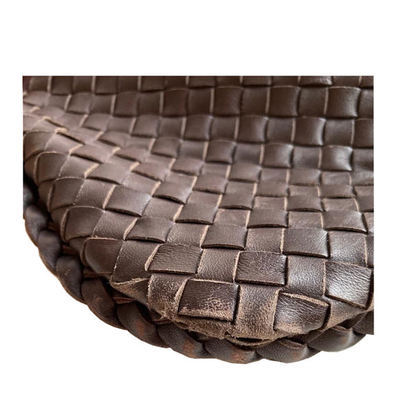 Bottega Maxi Veneta Ebony Intrecciato Nappa - Preloved