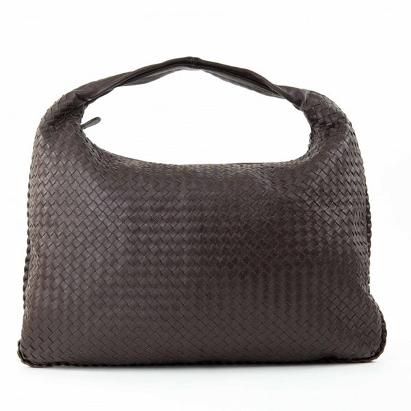 Bottega Maxi Veneta Ebony Intrecciato Nappa - Preloved