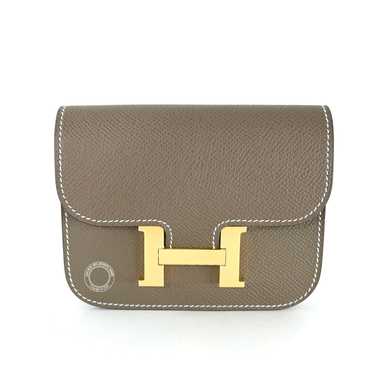 Hermes Constance Slim Etoupe Epsom GHW