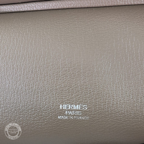 Hermès Jypsiere 31cm Etoupe Togo PHW
