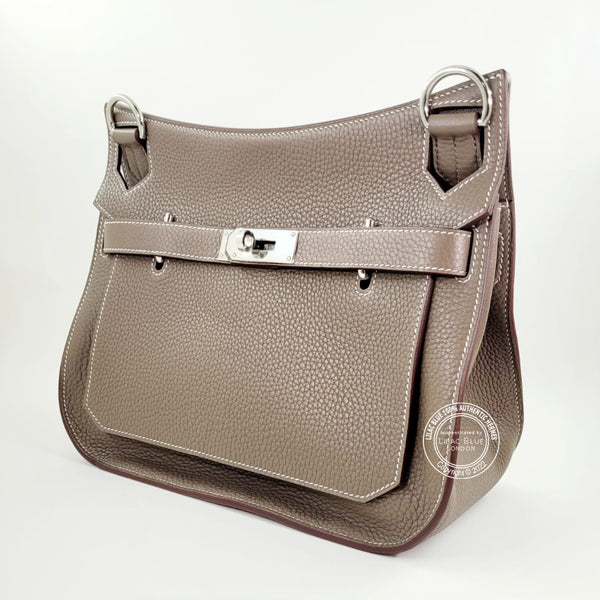 Hermès Jypsiere 31cm Etoupe Togo PHW