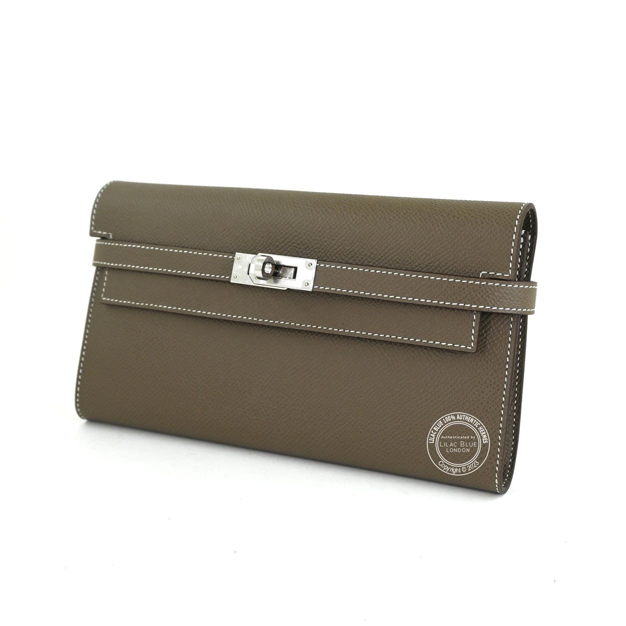 Hermès Kelly Wallet Epsom PHW