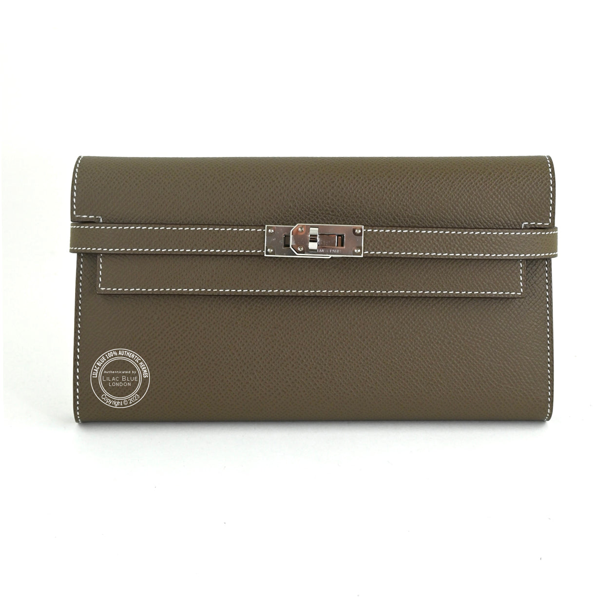 Hermès Kelly Wallet Epsom PHW