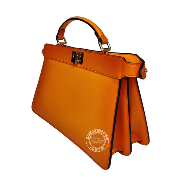 Fendi Peekaboo Iseeu East-West Clementine Calf Leather - As New