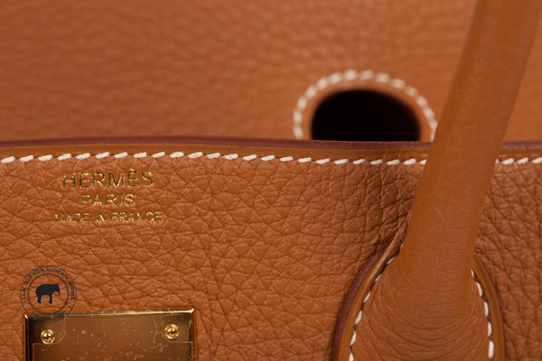 Hermès Birkin 30cm Gold Togo GHW (Copy)