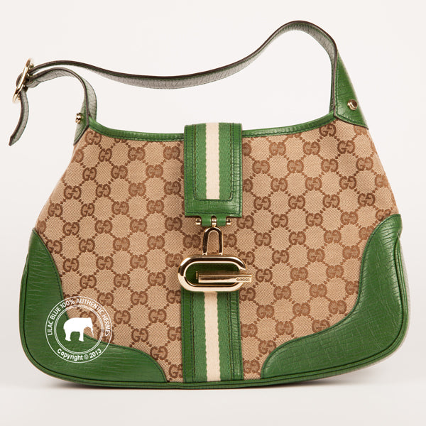 Gucci Green Stripe Small Bag