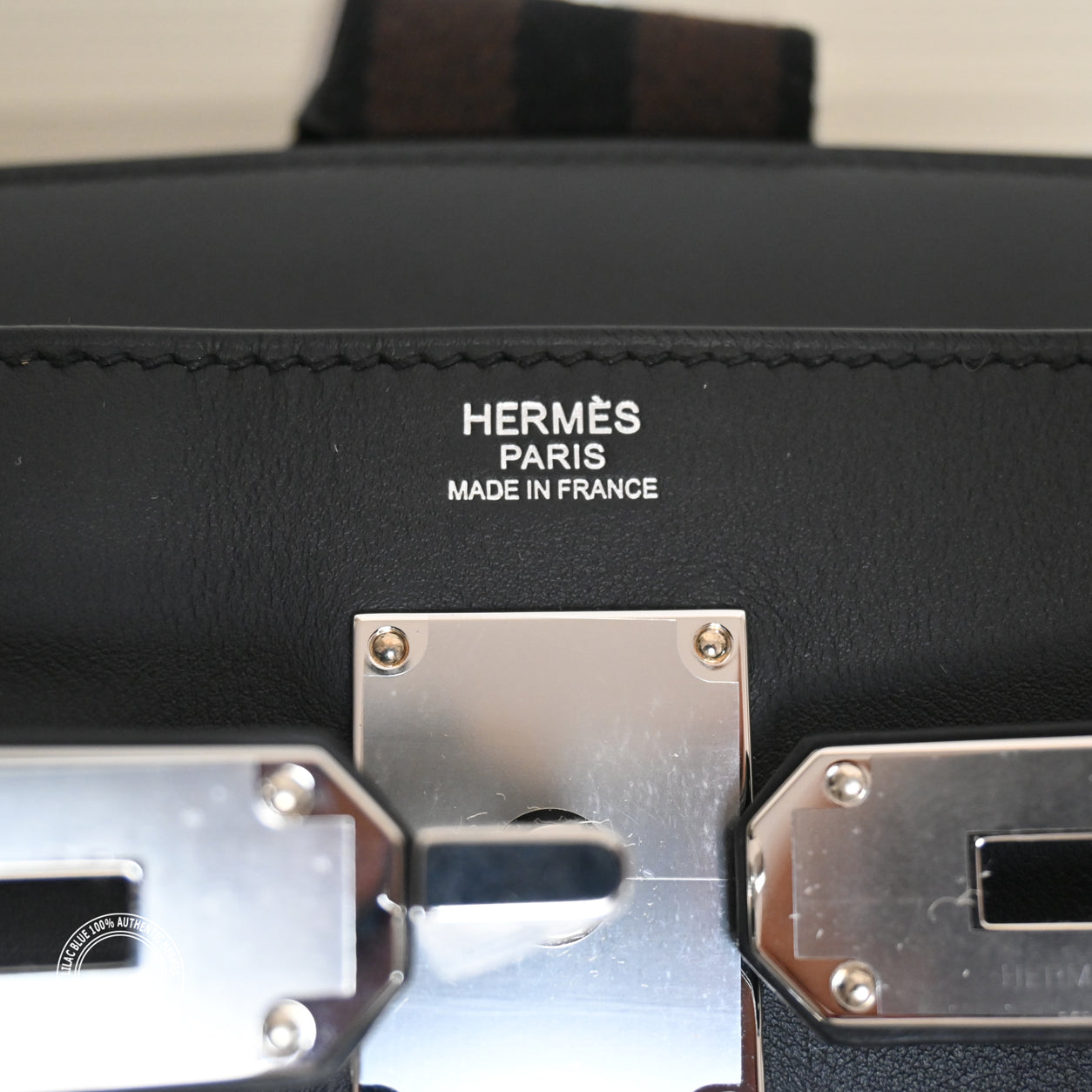Hermes Hac A Dos 36cm Black/Ebene Swift & Canvas PHW