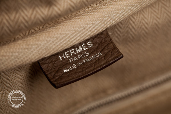 Hermès Victoria II 32cm Etoupe Togo PHW - Preloved