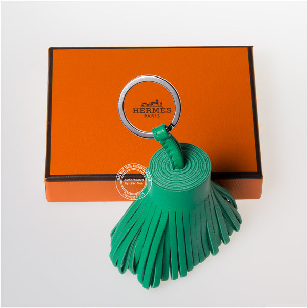 Hermès Carmen Key Ring. Bamboo