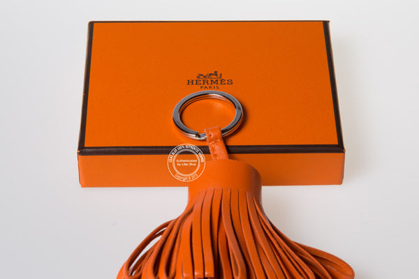 Hermès Carmen Key Ring. Orange