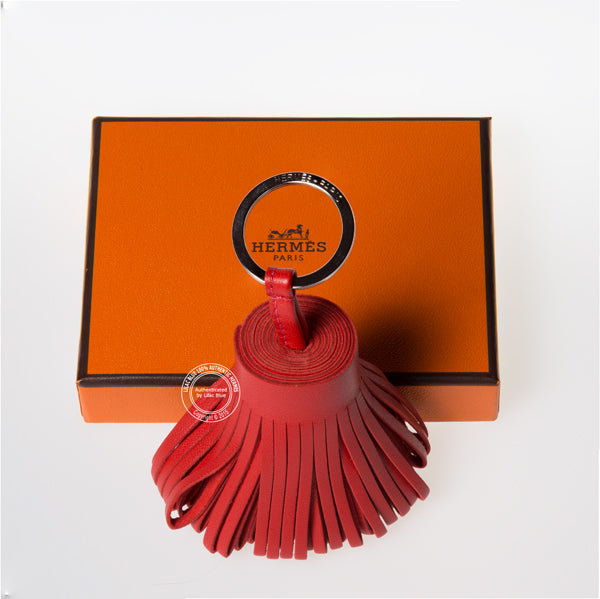Hermès Carmen Key Ring. Rouge