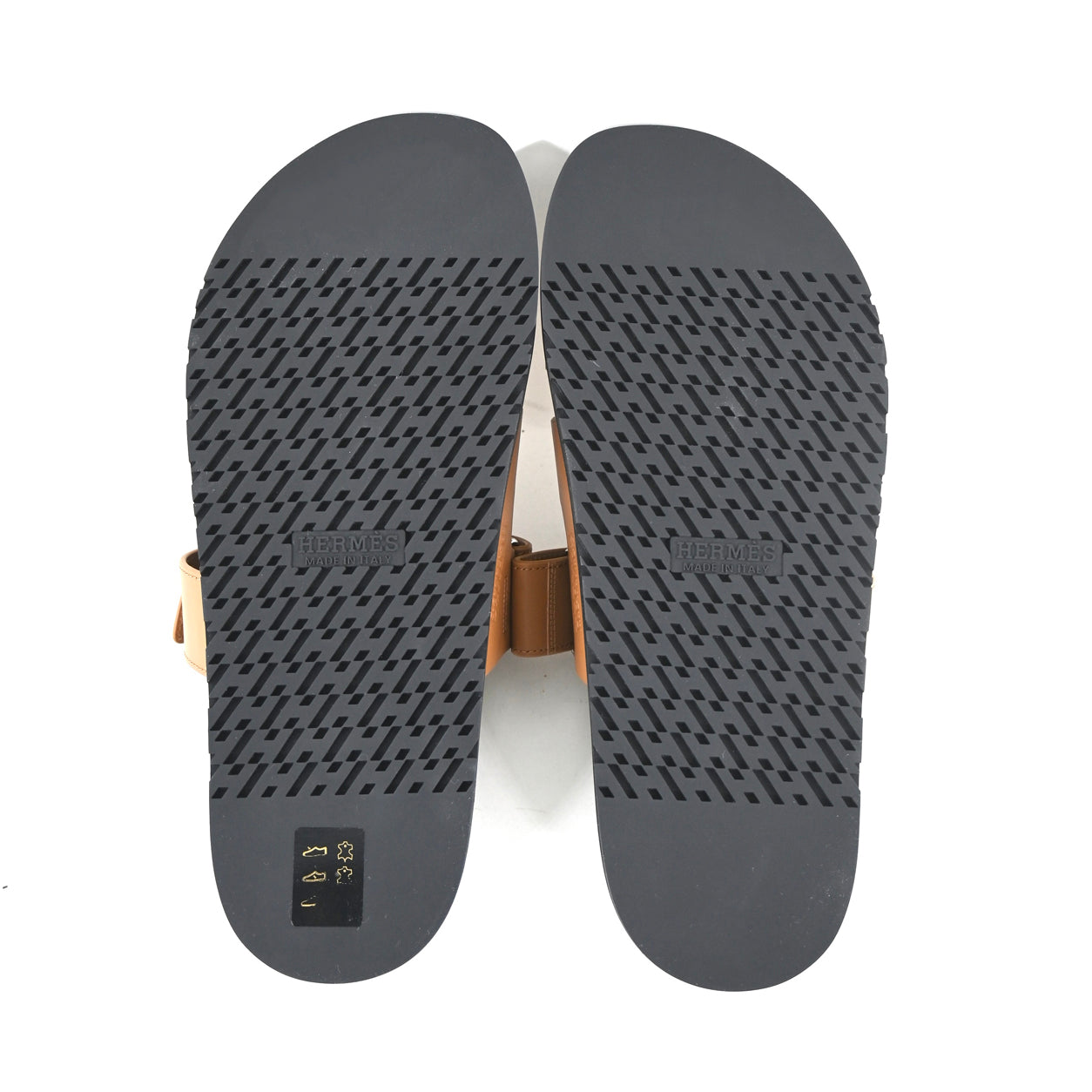 Hermès Chypre Sandals Natural Tan