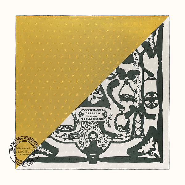 Hermès Scarf 90cm Etriers Tattoo