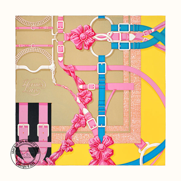 Hermès Scarf 90cm Grand Manege Detail